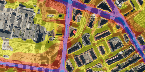 Trafikstøjkort på Svinget 26, 3. th, 2300 København S