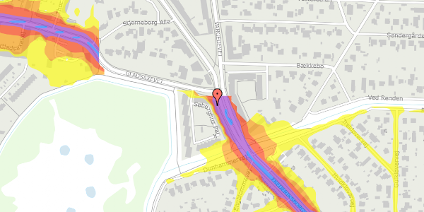 Trafikstøjkort på Søborghus Park 7, 3. tv, 2860 Søborg