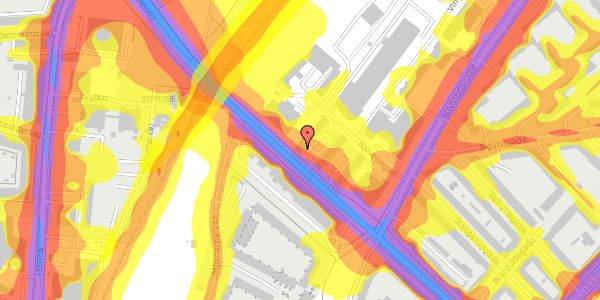 Trafikstøjkort på Tagensvej 180, st. tv, 2200 København N