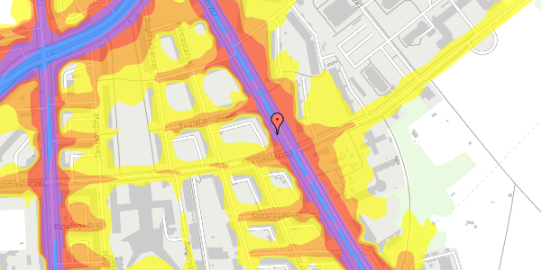 Trafikstøjkort på Tagensvej 189, st. th, 2400 København NV