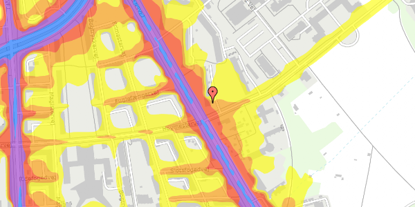 Trafikstøjkort på Tagensvej 192, st. , 2400 København NV