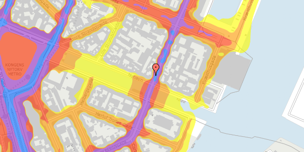 Trafikstøjkort på Toldbodgade 3, st. , 1253 København K