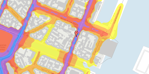 Trafikstøjkort på Toldbodgade 17, kl. , 1253 København K