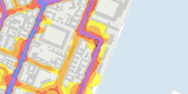 Trafikstøjkort på Toldbodgade 79, 1253 København K