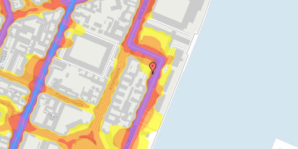 Trafikstøjkort på Toldbodgade 83, 1253 København K