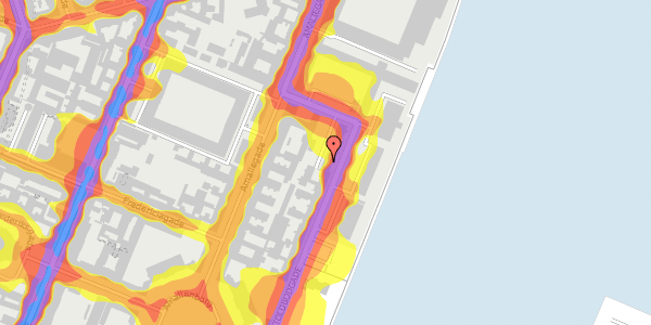 Trafikstøjkort på Toldbodgade 85, 1253 København K