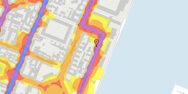 Trafikstøjkort på Toldbodgade 87, 1253 København K