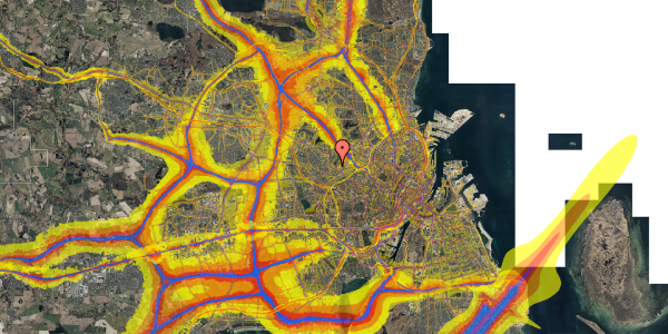 Trafikstøjkort på Torbenfeldtvej 1, st. tv, 2700 Brønshøj