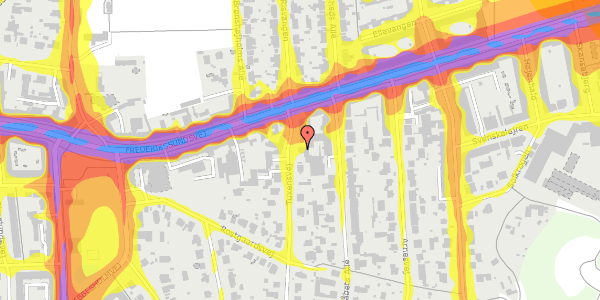 Trafikstøjkort på Tuxensvej 1, st. , 2700 Brønshøj