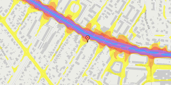 Trafikstøjkort på Tølløsevej 3, st. , 2700 Brønshøj