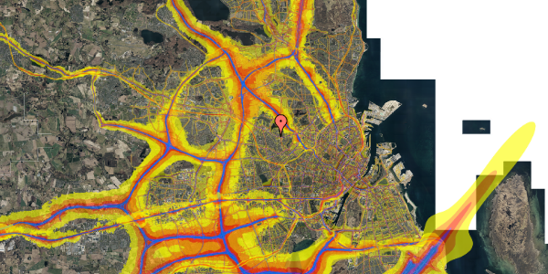 Trafikstøjkort på Tølløsevej 15, 1. th, 2700 Brønshøj