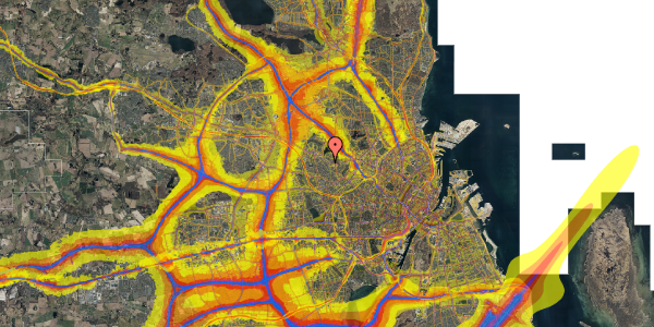 Trafikstøjkort på Tølløsevej 17, st. , 2700 Brønshøj