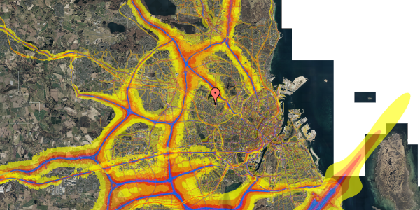 Trafikstøjkort på Tølløsevej 23, 2. th, 2700 Brønshøj