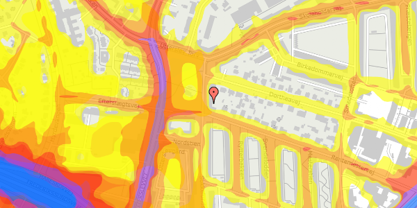 Trafikstøjkort på Utterslev Torv 2, st. th, 2400 København NV