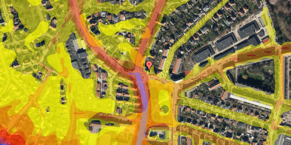 Trafikstøjkort på Utterslev Torv 30, 2. mf, 2400 København NV