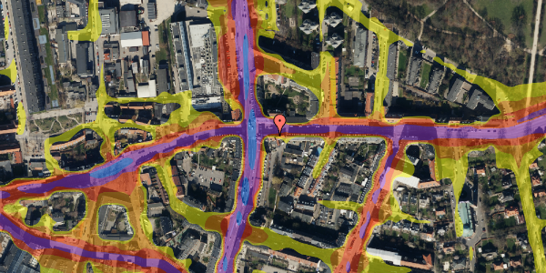 Trafikstøjkort på Valby Langgade 43, st. , 2500 Valby