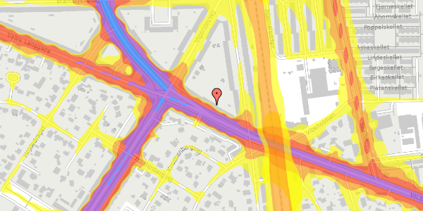 Trafikstøjkort på Valby Langgade 200, st. tv, 2500 Valby