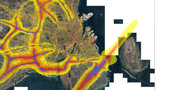 Trafikstøjkort på Venedigvej 7, 1. tv, 2300 København S