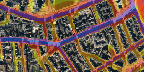 Trafikstøjkort på Vesterbrogade 30, 2. 102, 1620 København V