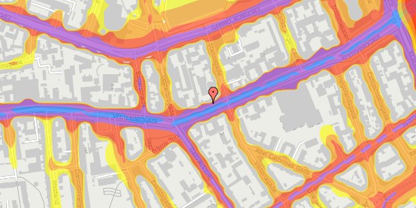 Trafikstøjkort på Vesterbrogade 32, 1. , 1620 København V