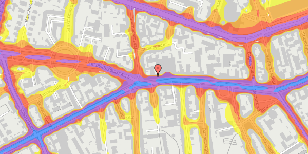 Trafikstøjkort på Vesterbrogade 80, 1. , 1620 København V