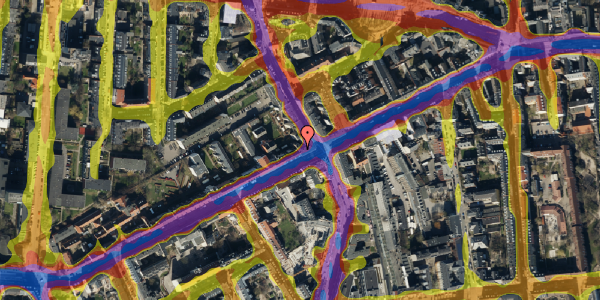 Trafikstøjkort på Vesterbrogade 108, 4. tv, 1620 København V