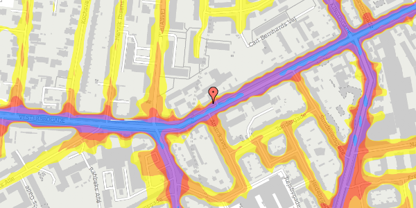 Trafikstøjkort på Vesterbrogade 144A, 1620 København V