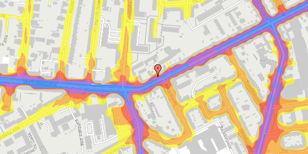 Trafikstøjkort på Vesterbrogade 146B, 4. tv, 1620 København V