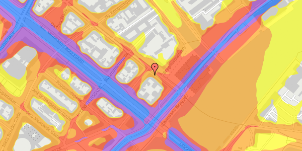 Trafikstøjkort på Vester Voldgade 106, 1. th, 1552 København V