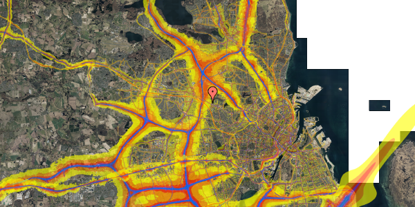 Trafikstøjkort på Voldfløjen 8, st. th, 2700 Brønshøj