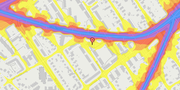 Trafikstøjkort på Åbakkevej 32, st. th, 2720 Vanløse