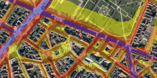 Trafikstøjkort på Åbenrå 18, 4. , 1124 København K