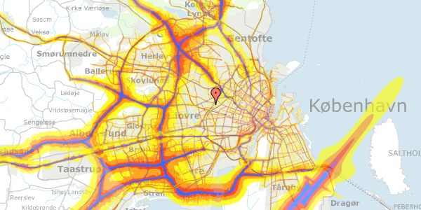 Trafikstøjkort på Ådalsvej 23B, 2. tv, 2720 Vanløse