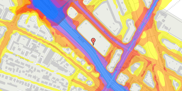 Trafikstøjkort på Ågade 124, st. tv, 2200 København N