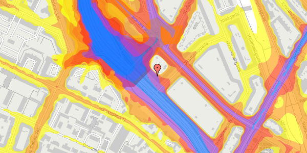 Trafikstøjkort på Ågade 138, st. th, 2200 København N