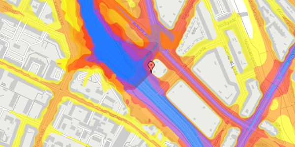 Trafikstøjkort på Ågade 142, 2. th, 2200 København N