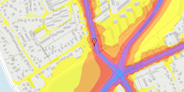 Trafikstøjkort på Ålekistevej 13, 2720 Vanløse