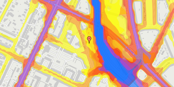 Trafikstøjkort på Ane Katrines Vej 20, st. th, 2000 Frederiksberg