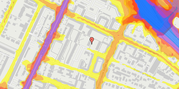 Trafikstøjkort på Dronning Olgas Vej 46, 5. mf, 2000 Frederiksberg