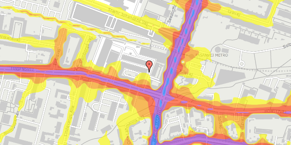 Trafikstøjkort på Finsensvej 6C, 2. tv, 2000 Frederiksberg