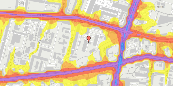 Trafikstøjkort på Finsensvej 11C, 4. tv, 2000 Frederiksberg