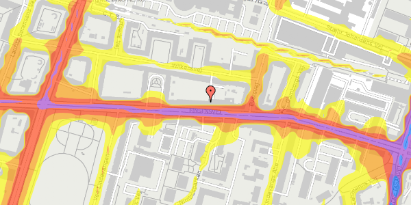 Trafikstøjkort på Finsensvej 36D, 2. tv, 2000 Frederiksberg