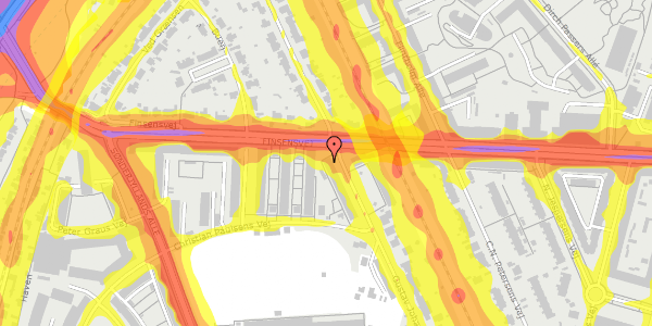 Trafikstøjkort på Gustav Johannsens Vej 37F, st. tv, 2000 Frederiksberg