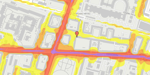 Trafikstøjkort på Malthe Bruuns Vej 10, st. th, 2000 Frederiksberg