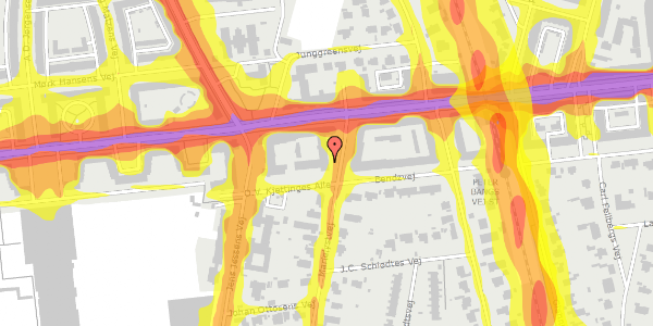 Trafikstøjkort på Marielystvej 4A, 2. tv, 2000 Frederiksberg