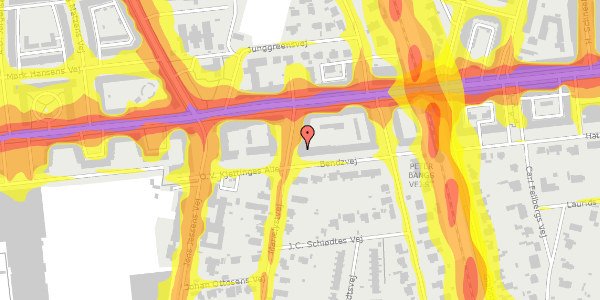 Trafikstøjkort på Marielystvej 5, 1. tv, 2000 Frederiksberg