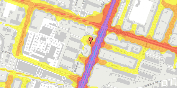 Trafikstøjkort på Nordre Fasanvej 41C, 2. tv, 2000 Frederiksberg