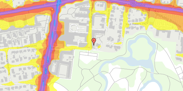 Trafikstøjkort på Porcelænshaven 5H, 1. tv, 2000 Frederiksberg