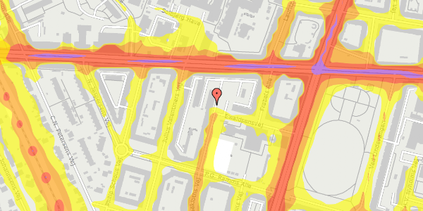 Trafikstøjkort på H. Schneekloths Vej 31, 1. 2, 2000 Frederiksberg