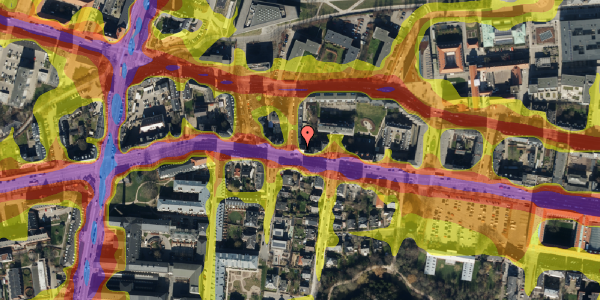 Trafikstøjkort på Smallegade 38B, 3. tv, 2000 Frederiksberg